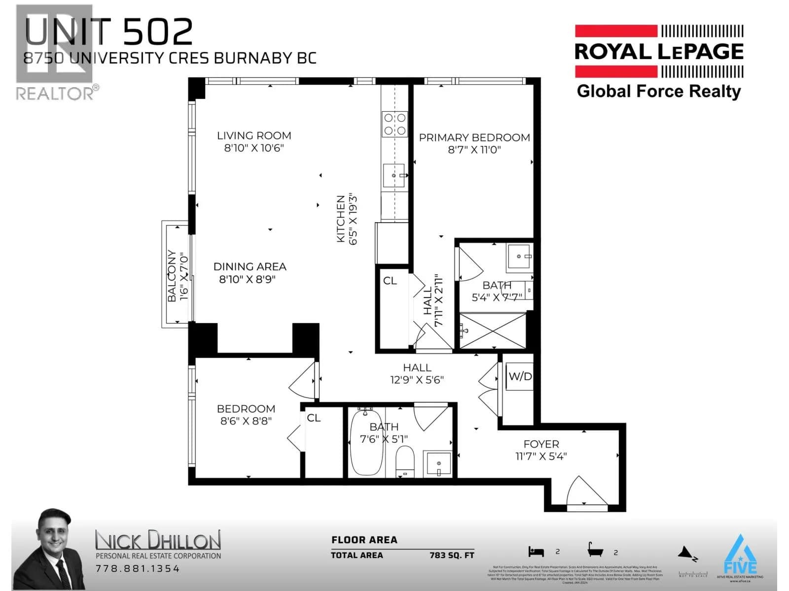 #502 8750 UNIVERSITY CRESCENT, Burnaby, BC photo 4