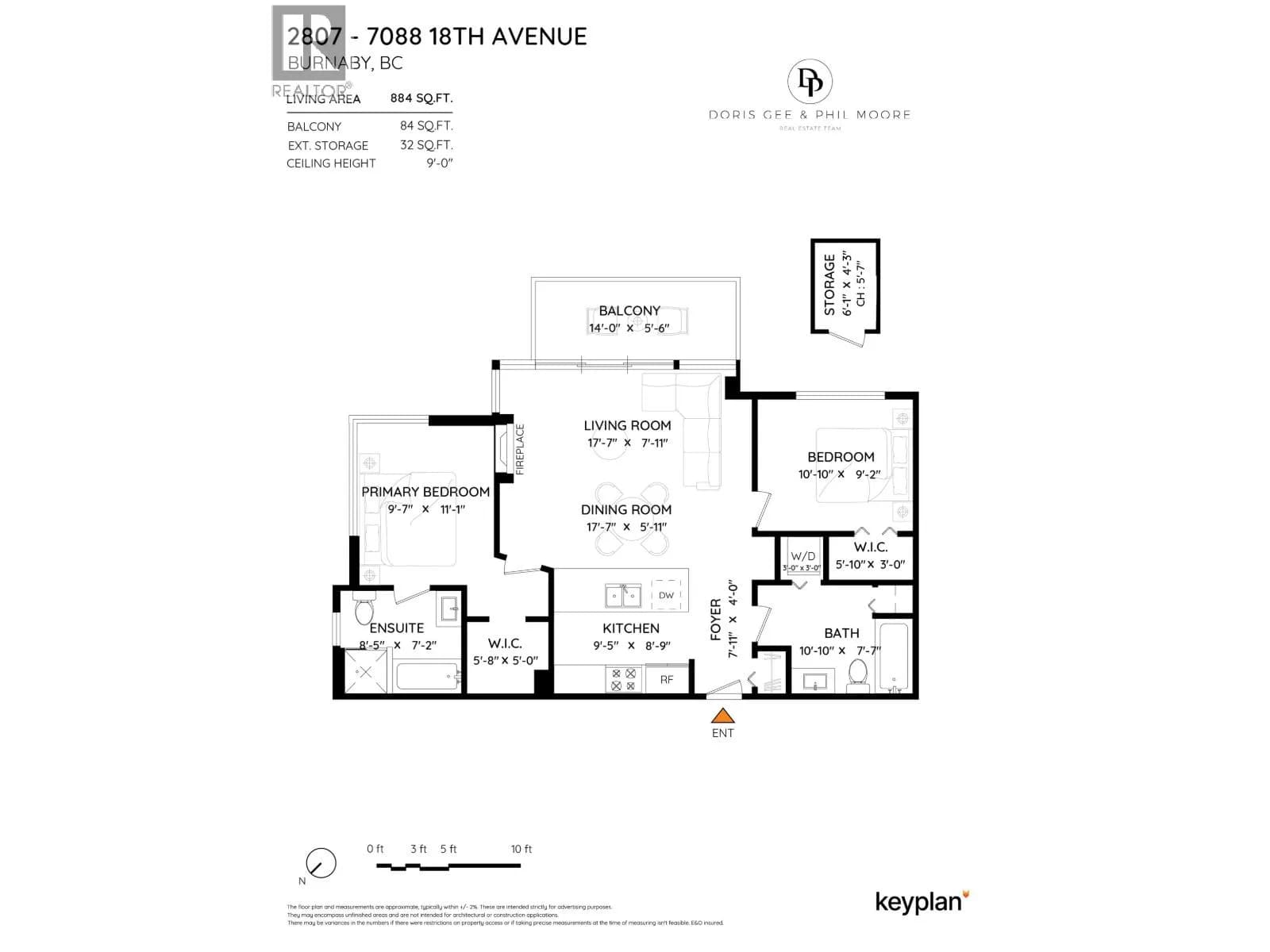 #2807 7088 18TH AVENUE, Burnaby, BC photo 5