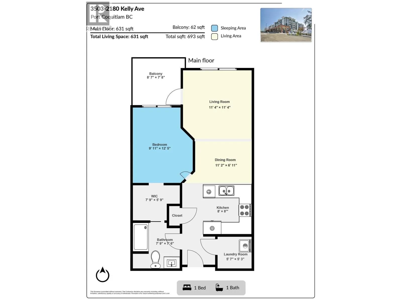 #3503 2180 KELLY AVENUE, Port Coquitlam, BC photo 4