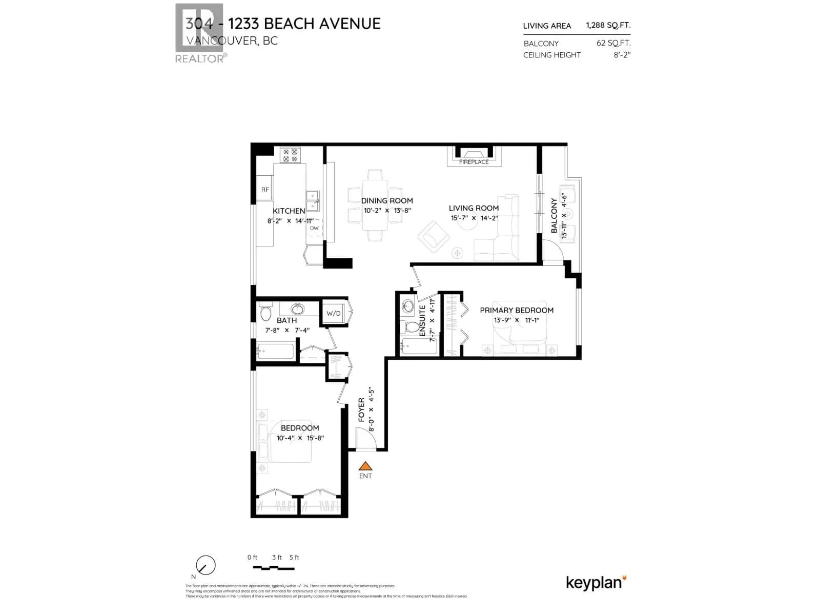 #304 1233 BEACH AVENUE, Vancouver, BC photo 4