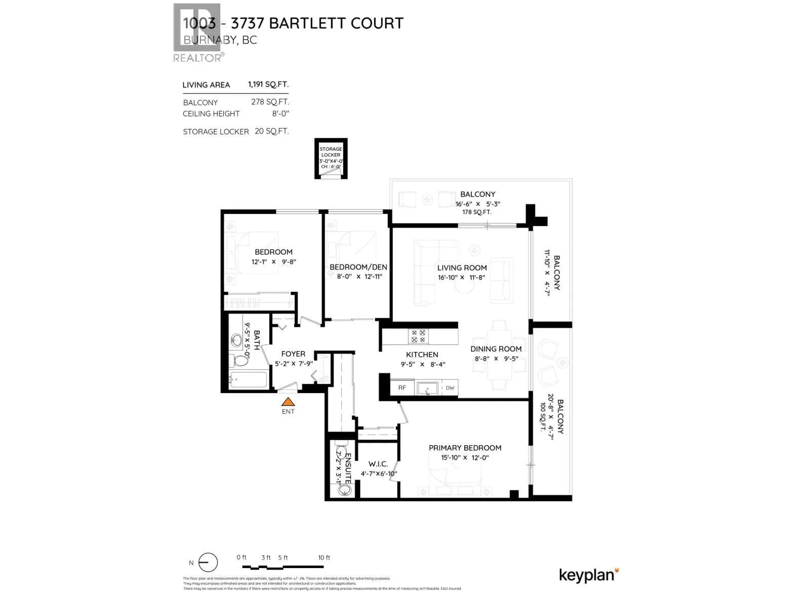 #1003 3737 BARTLETT COURT, Burnaby, BC photo 3