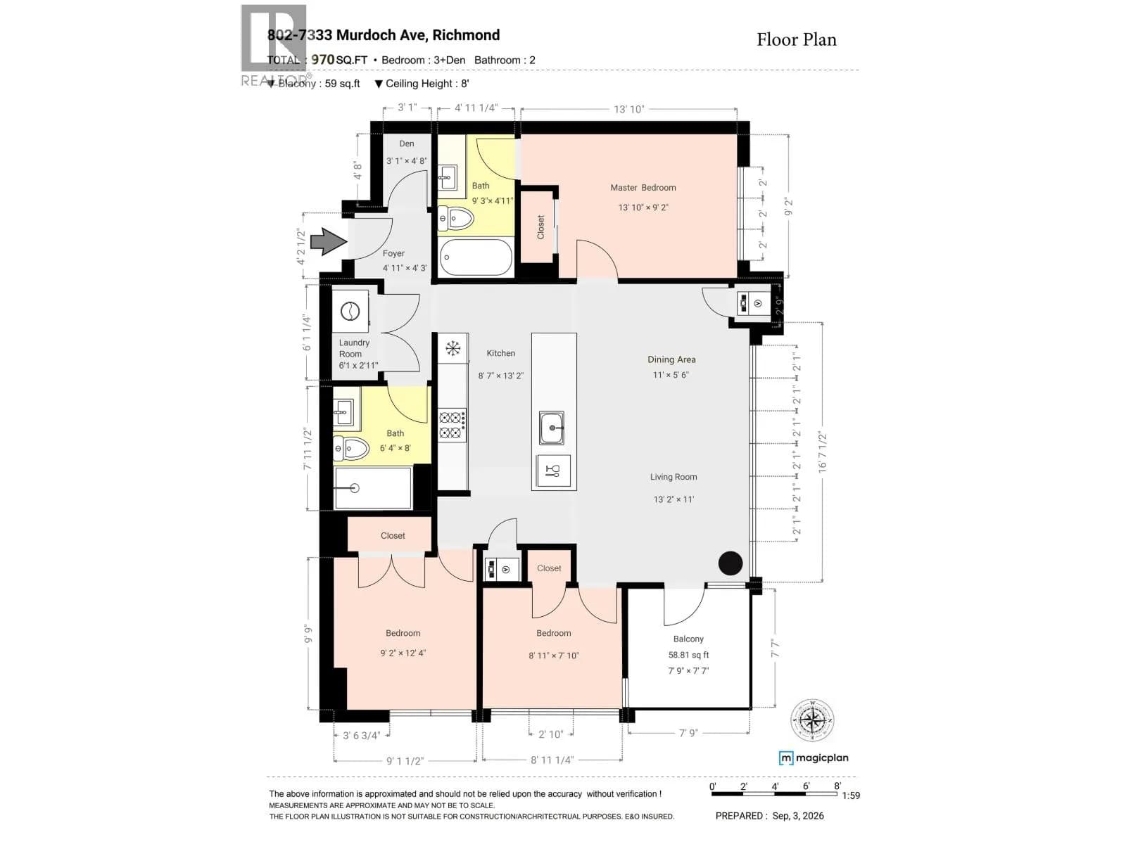#802 7333 MURDOCH AVENUE, Richmond, BC photo 4