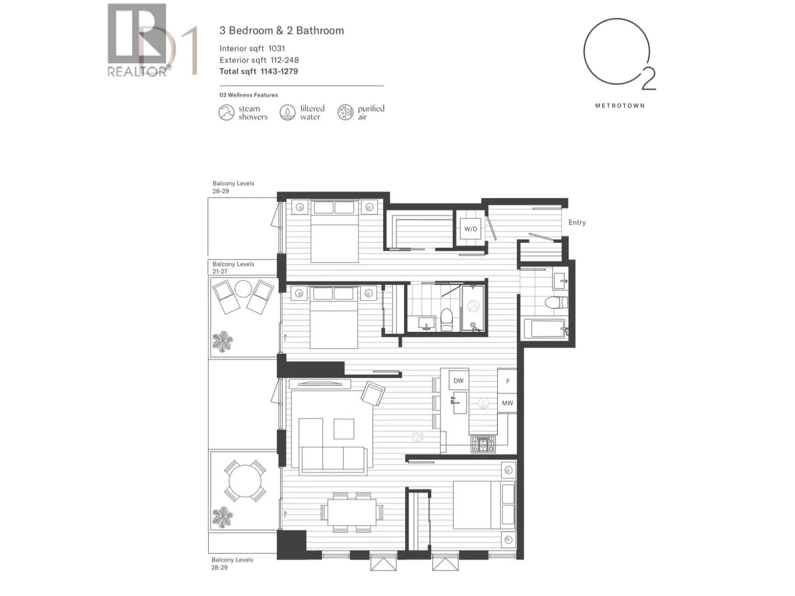 #1210 6608 SUSSEX AVENUE, Burnaby, BC photo 2