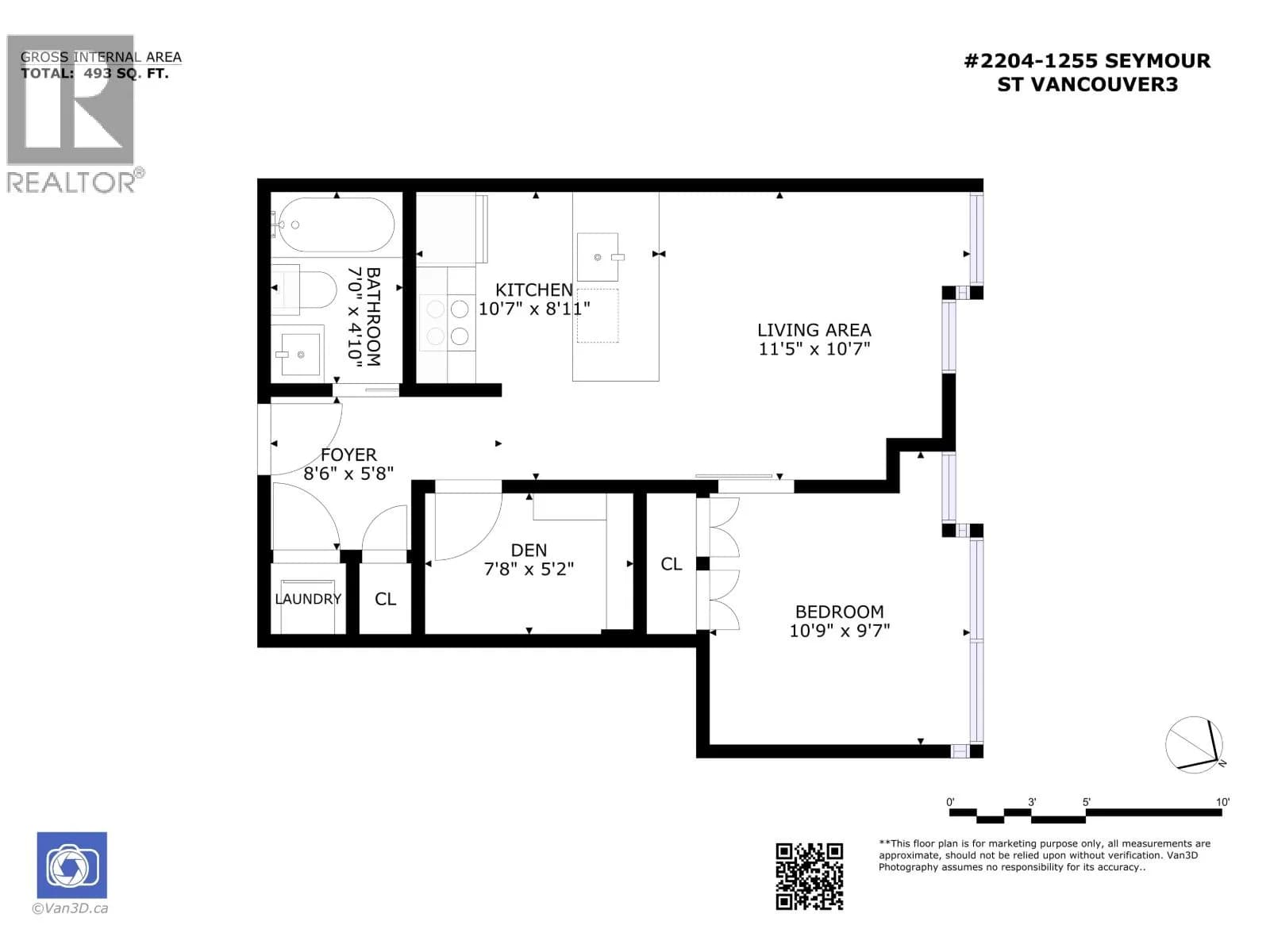 #2204 1255 SEYMOUR STREET, Vancouver, BC photo 3