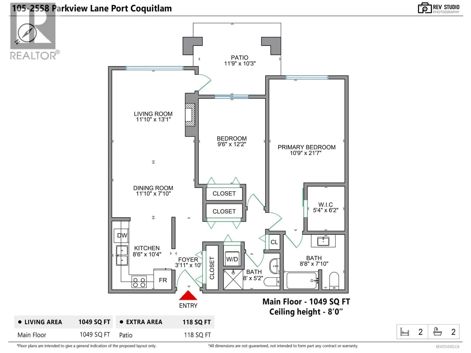 #105 2558 PARKVIEW LANE, Port Coquitlam, BC photo 2