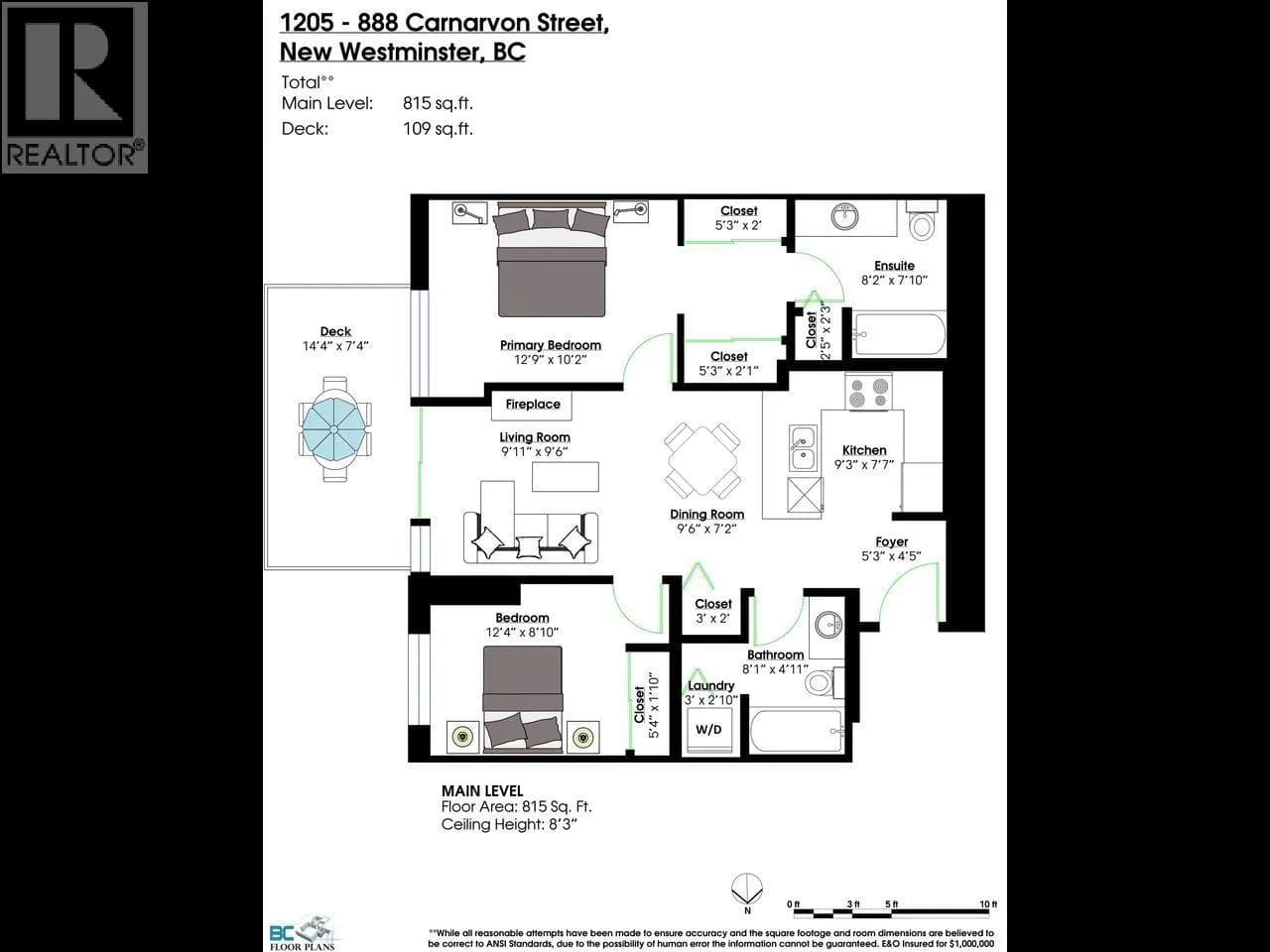 #1205 888 CARNARVON STREET, New Westminster, BC photo 2