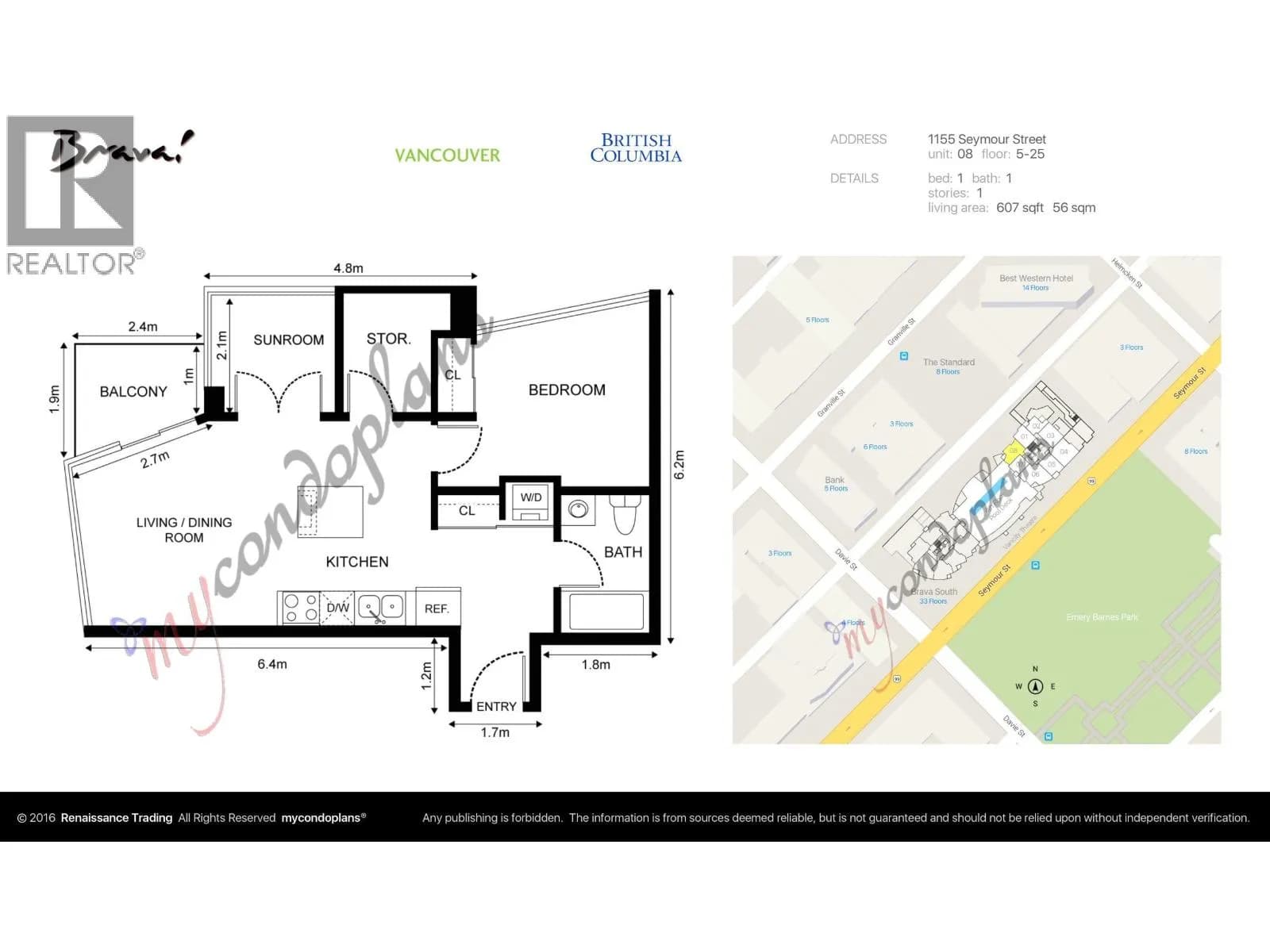 #2508 1155 SEYMOUR STREET, Vancouver, BC photo 4