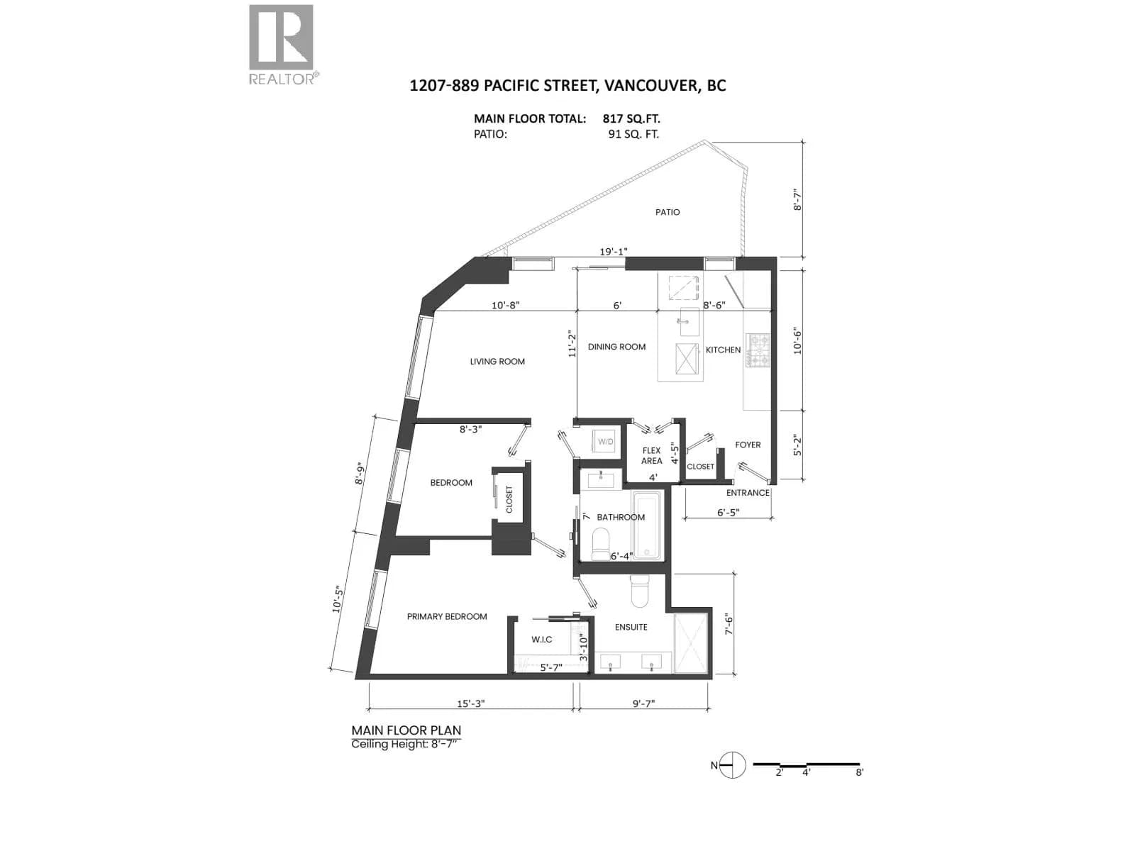 #1207 889 PACIFIC STREET, Vancouver, BC photo 4