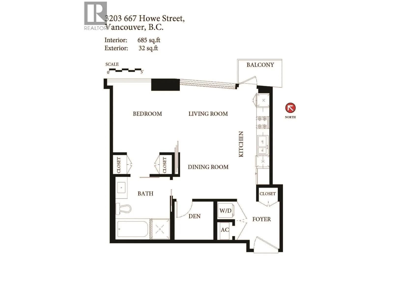 #3203 667 HOWE STREET, Vancouver, BC photo 2