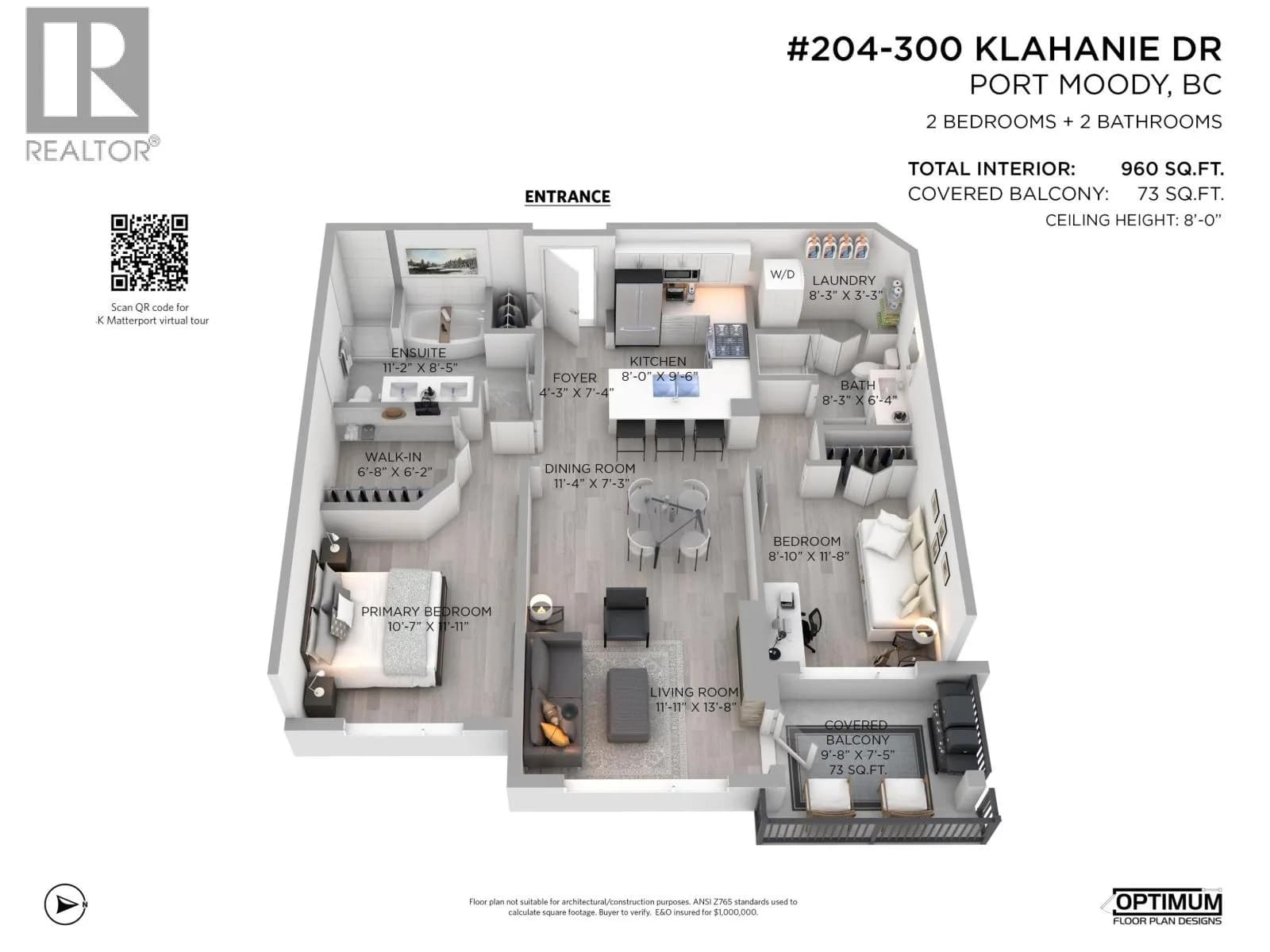 #204 300 KLAHANIE DRIVE, Port Moody, BC photo 2